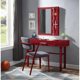 Cargo Red Vanity Desk Model 35953 By ACME Furniture
